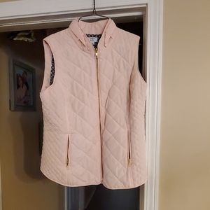 Crown and ivy pastel pink vest